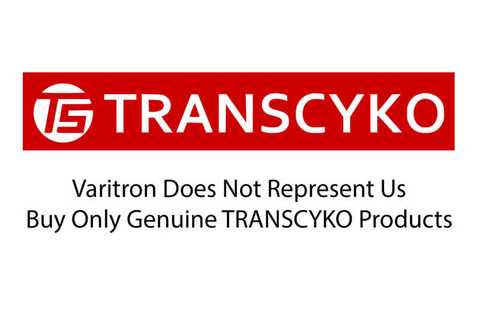 Varitron Does Not Represent Transcyko Products In Any Markets