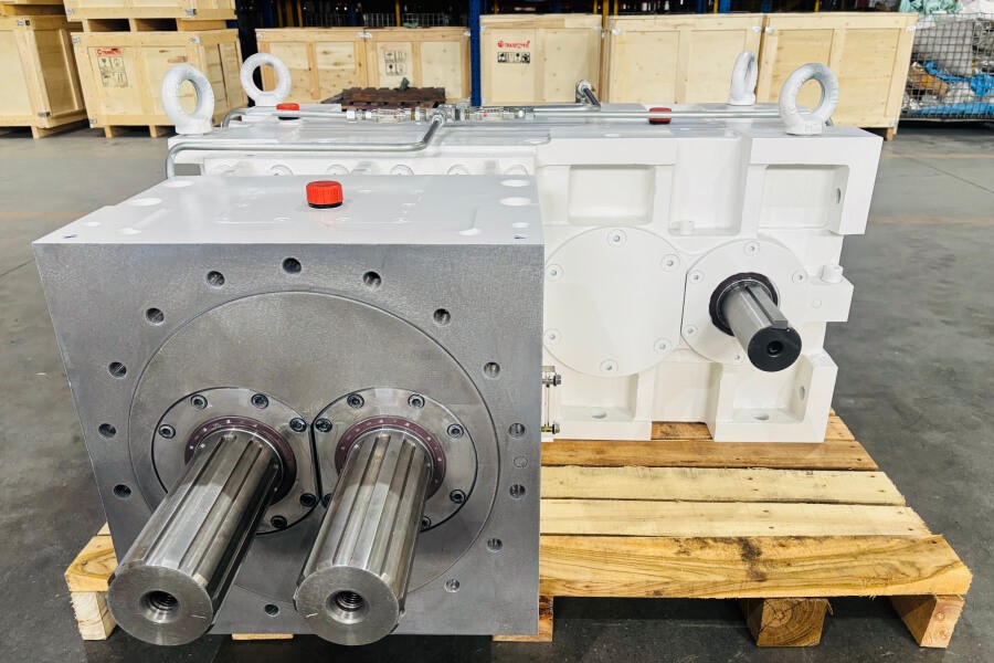Transcyko CORC Counter Rotating Conical Twin Screw Rubber Extruder Gearboxes
